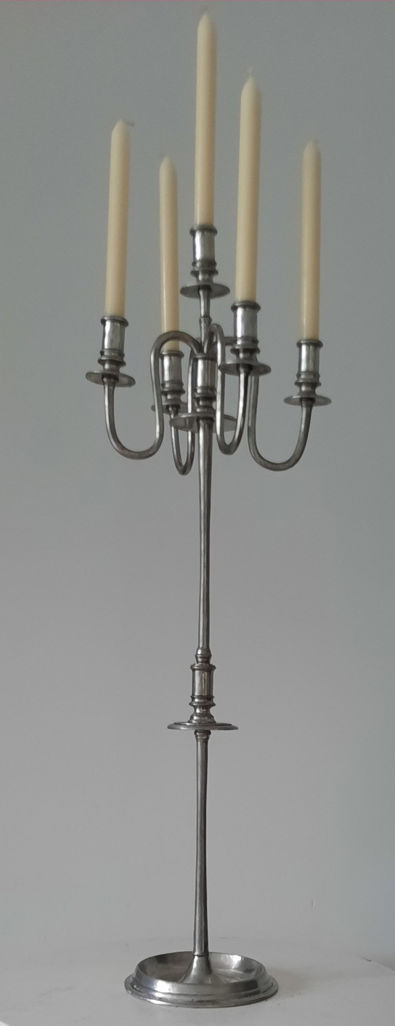 Image 1 of 5-armed candlestick