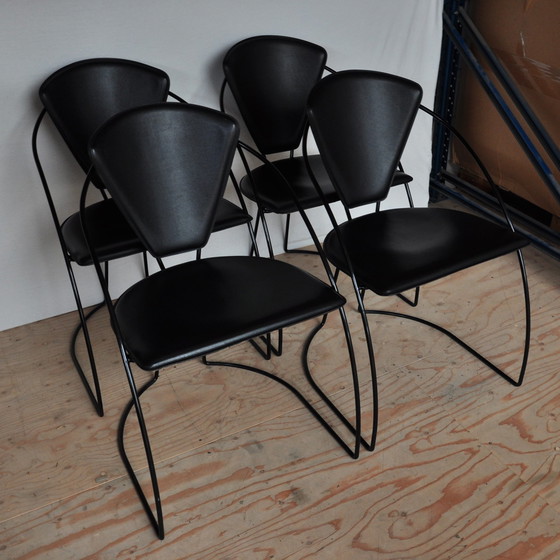 Image 1 of 4x Arrben 'Linda' dining room chairs