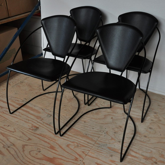 Image 1 of 4x Arrben 'Linda' dining room chairs