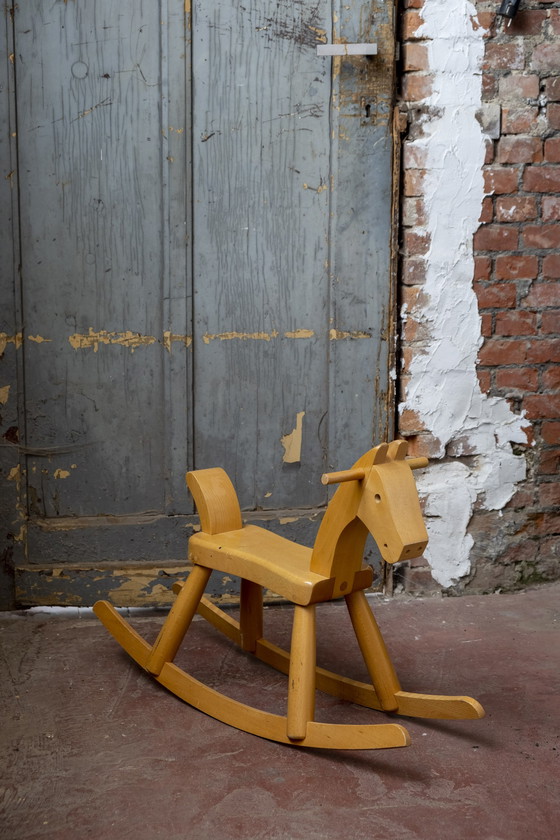 Image 1 of Kay Bojesen rocking horse, 1960s Denmark