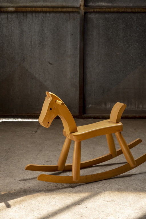 Kay Bojesen rocking horse, 1960s Denmark