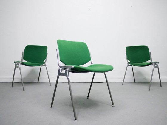 Image 1 of 6x Castelli Chairs Green Giancarlo Piretti