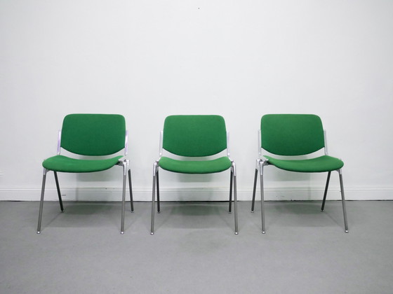 Image 1 of 6x Castelli Chairs Green Giancarlo Piretti