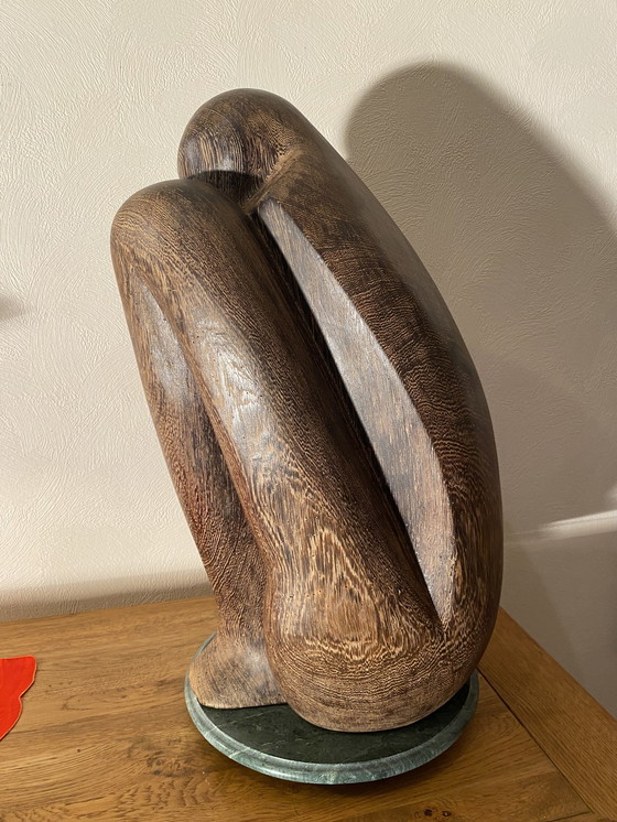 Image 1 of Yoga Sculpture en bois dur