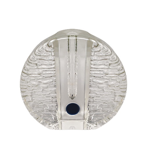 Vase Vintage Walther en verre Bullseye par Heiner Düsterhaus. Fabriqué en Allemagne