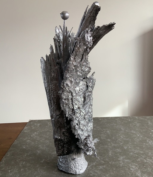 Wijgman - De boom is geveld – beeldhouwkunst, Aluminium, Modern (photo 2 of 8)