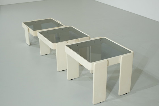Image 1 of Nesting Tables in the style of Gianfranco Frattini For Cassina - 1970S