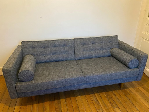 An Ethnicraft 3-seater Sofa Model N101