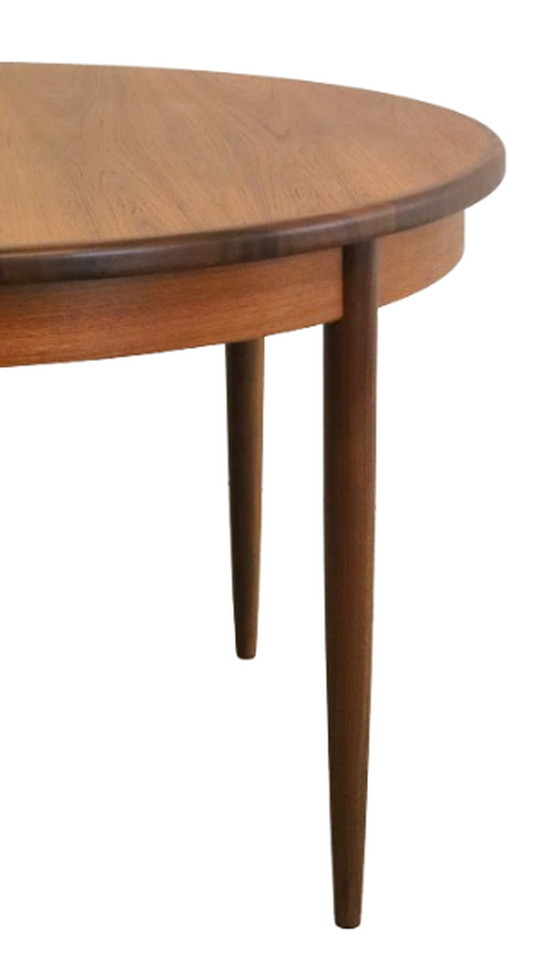Image 1 of G-Plan table ronde à rallonge 'Wadworth' vintage