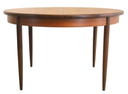G-Plan round extendable dining table 'Wadworth' vintage