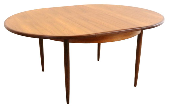 Image 1 of Tavolo da pranzo rotondo estensibile G-Plan 'Wadworth' vintage