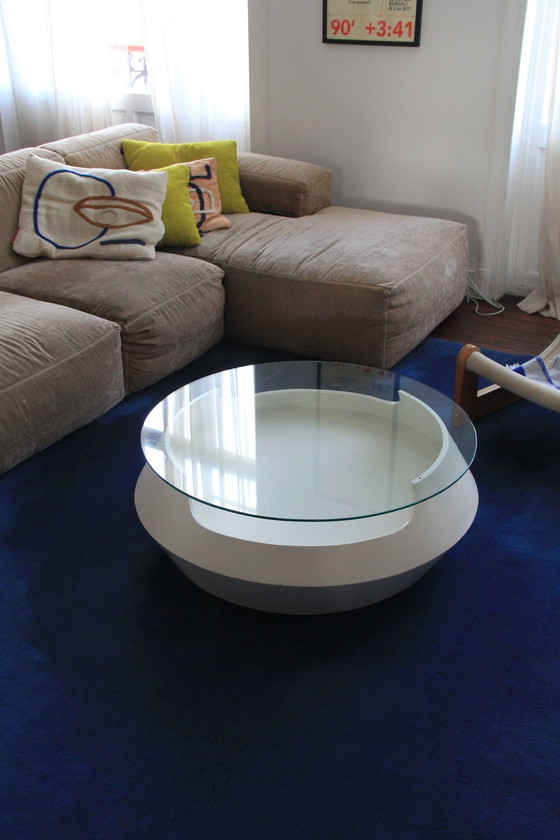 Image 1 of Space Age Glass Table