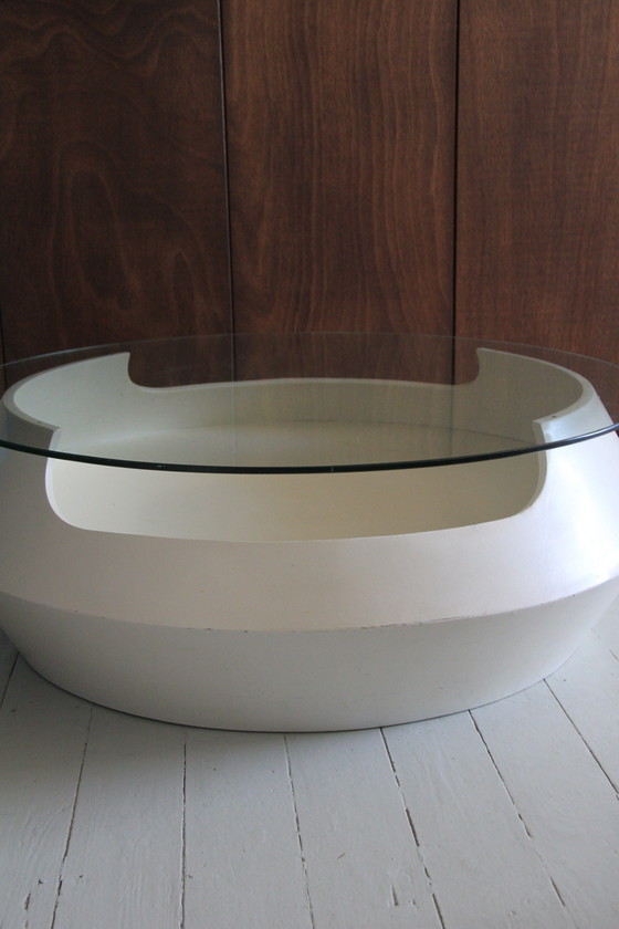 Image 1 of Space Age Glass Table