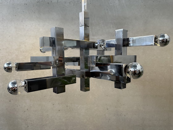 Image 1 of Lampe suspendue 'metric' au design vintage - Sciolari