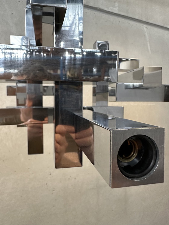 Image 1 of Vintage design 'metric' pendant lamp - Sciolari