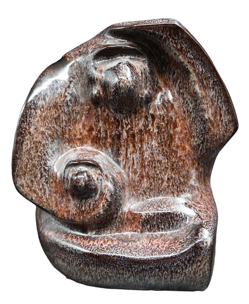 Sculpture vintage en céramique de conception japonaise