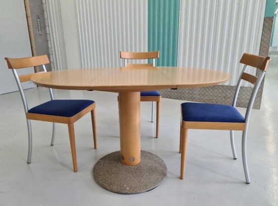 Image 1 of Arco Diabolo Extendable With 3 Arco Chairs