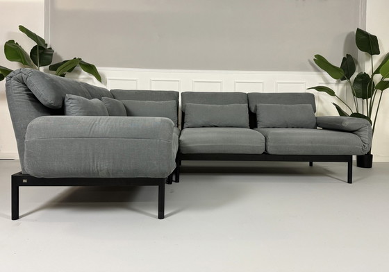 Image 1 of Rolf Benz Plura Fabric Gray Designer Sofa Couch