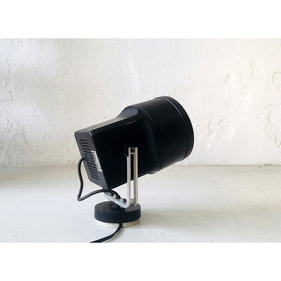 Image 1 of Vintage black adjustable spotlights for Unispot, Denmark 1970