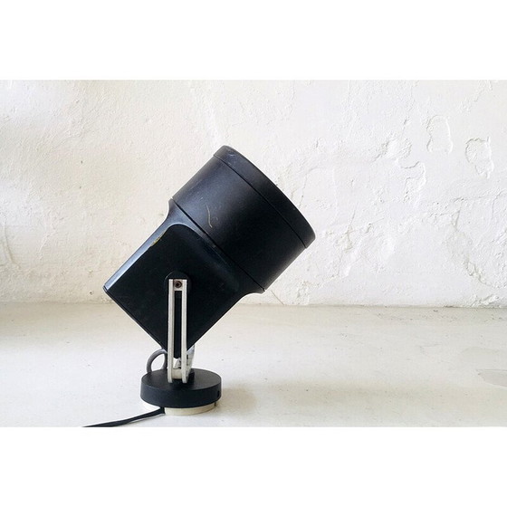 Image 1 of Vintage black adjustable spotlights for Unispot, Denmark 1970