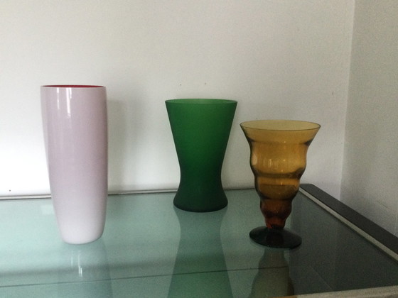 Image 1 of Ensemble de vases en verre