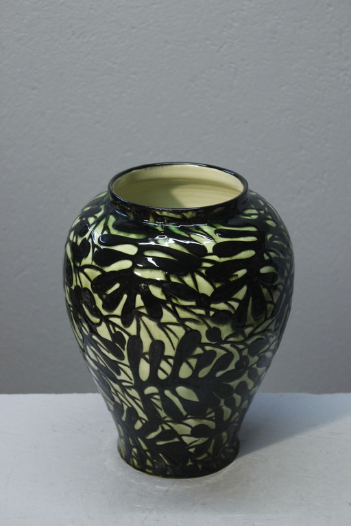 Max Laeuger - Vase Aux Feuilles Karlsruhe N° 1827 1921-23