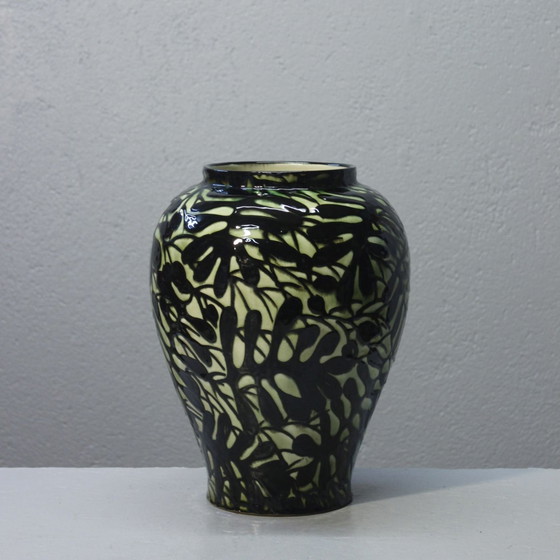 Image 1 of Max Laeuger - Vase Aux Feuilles Karlsruhe N° 1827 1921-23