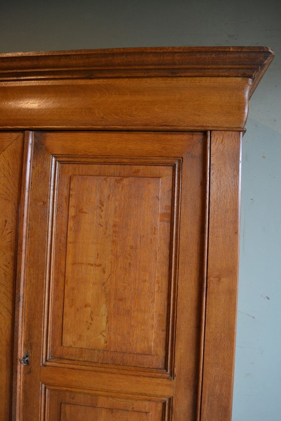 Image 1 of Antique Oak Wooden Louis Philippe Cupboard