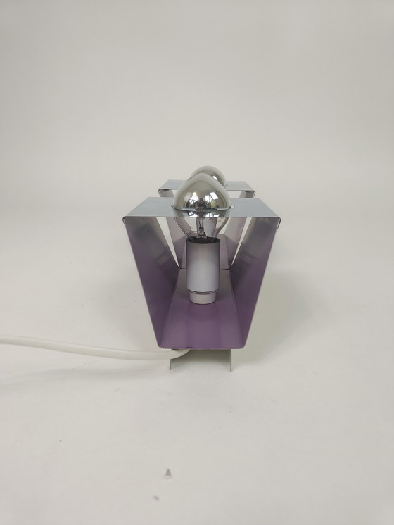 Image 1 of Cubist 1960s wall lamp