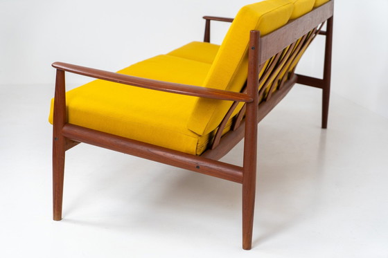 Image 1 of “Fd-128” 3-Seater By Grete Jalk For France & Son (Denmark, 1960S).