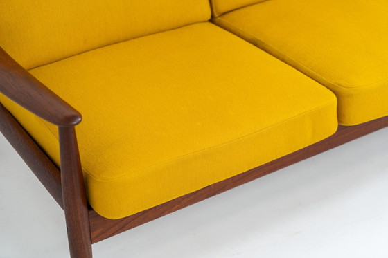 Image 1 of “Fd-128” 3-Seater By Grete Jalk For France & Son (Denmark, 1960S).
