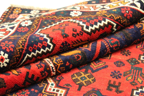 Image 1 of Original Persian carpet Nomadic & village carpet Shiraz 231 X 158 Cm Top condition