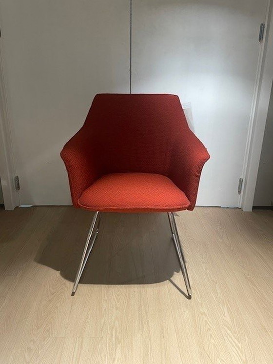 Image 1 of Leolux Chair Outline Red Showroom Model