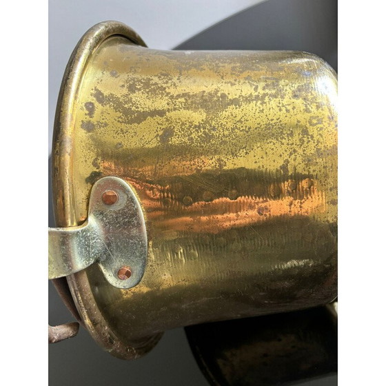 Image 1 of Vaso vintage in ottone e ferro, Italia 1940