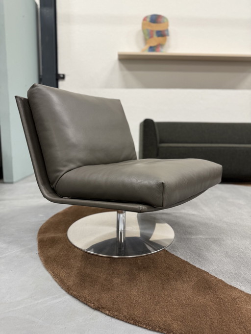 Leolux Kudo Swivel Armchair Senso Leather Avocado