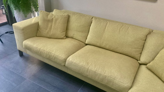 Image 1 of Corner Sofa Model Plaza From Linteloo. With Loose Hocker / Footstool.