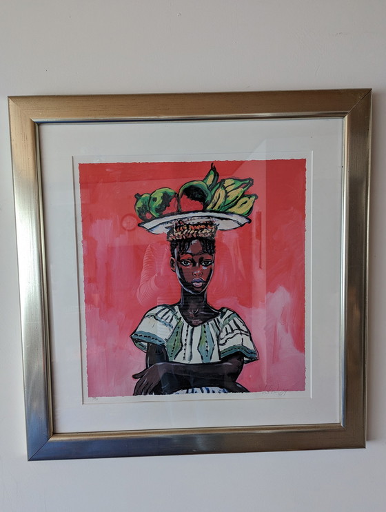 Image 1 of Peter Klashorst ''The Fruit Girl'' print