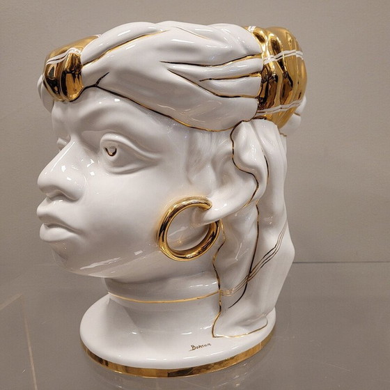Image 1 of Vintage head "Testa di moro" in ceramic