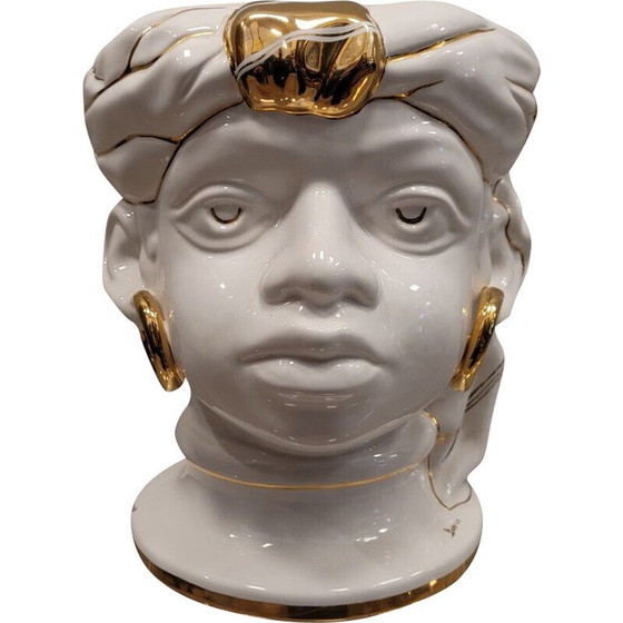 Image 1 of Vintage head "Testa di moro" in ceramic