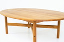 Table basse danoise en chêne massif
