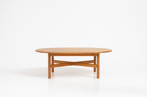 Solid oak Danish coffee table 