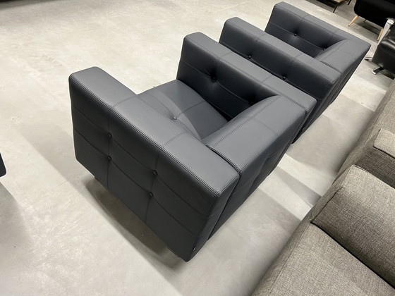 Image 1 of New Gelderland 6111 Sitting Corner Blue Leather