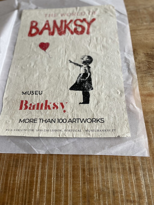 Banksy, The World of Banksy, Exibition poster MuseuBanksy, Portugal