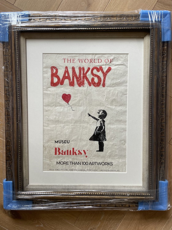 Image 1 of Banksy, The World of Banksy, Exibition poster MuseuBanksy, Portugal