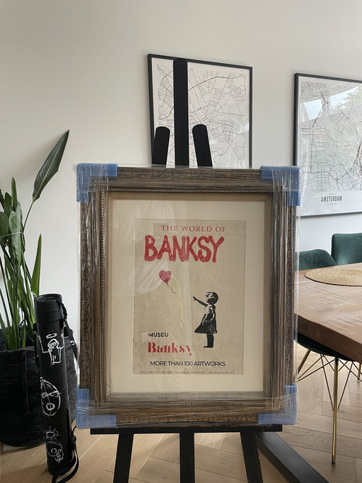 Banksy, The World of Banksy, Exibition poster MuseuBanksy, Portugal