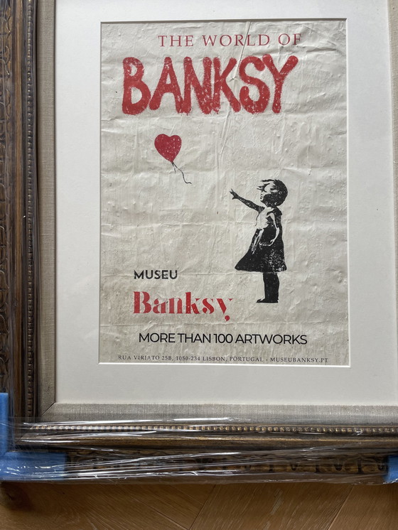 Image 1 of Banksy, The World of Banksy, Exibition poster MuseuBanksy, Portugal