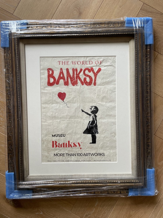 Image 1 of Banksy, The World of Banksy, Exibition poster MuseuBanksy, Portugal