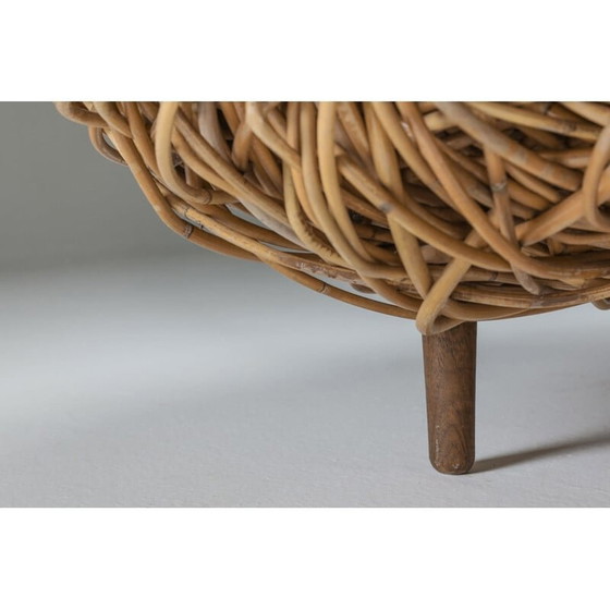 Image 1 of Poltrona vintage in rattan dei fratelli Campana e Porky Hefer