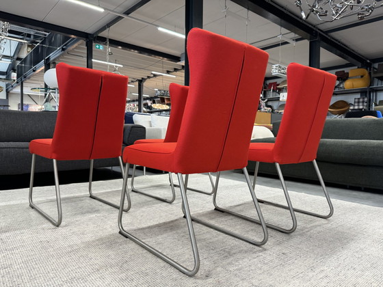 Image 1 of 4 Jess Design Largo dining chairs red