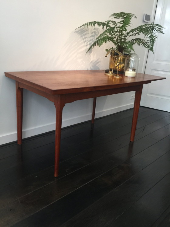 Image 1 of Vintage Hardwood Dining Table